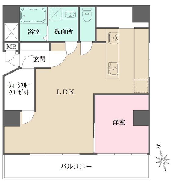 ネオハイツ田町の間取図