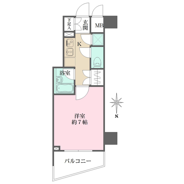 パレステュディオ三田の間取図