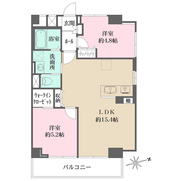 ドミール東品川の間取図