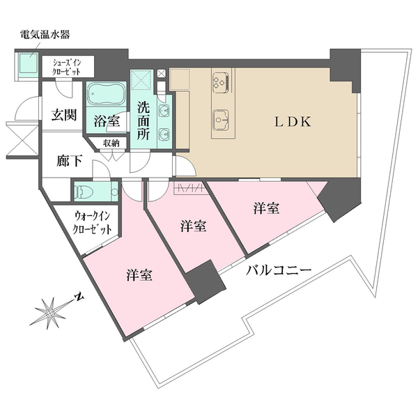 キャピタルマークタワーの間取図