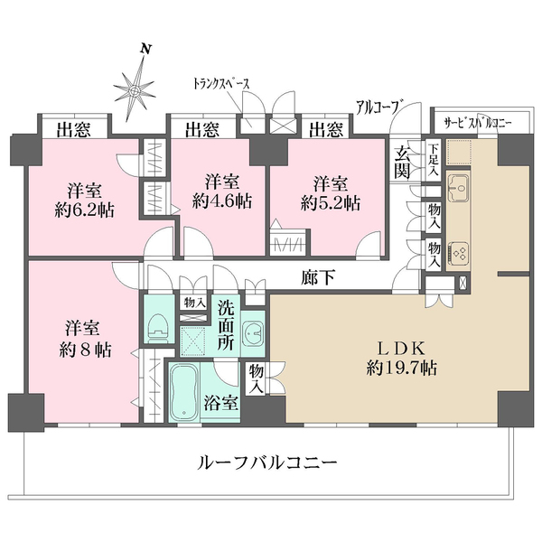 クレッセント蒲田IIIの間取図