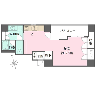 ベラカーサ秋葉原の間取図