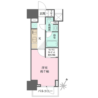 ザ・パークワンズ品川戸越の間取図