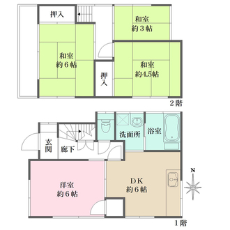 土地建物の間取図