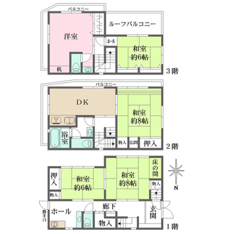 戸建の間取図