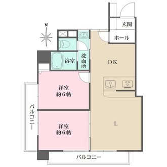パラスト品川の間取図