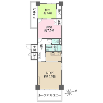 高輪アビタシオンの間取図