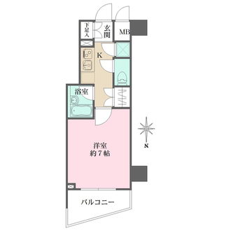 パレステュディオ三田の間取図