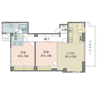 ドルフ高輪の間取図