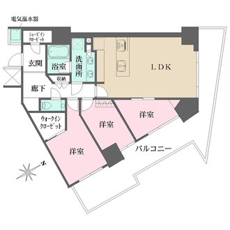 キャピタルマークタワーの間取図