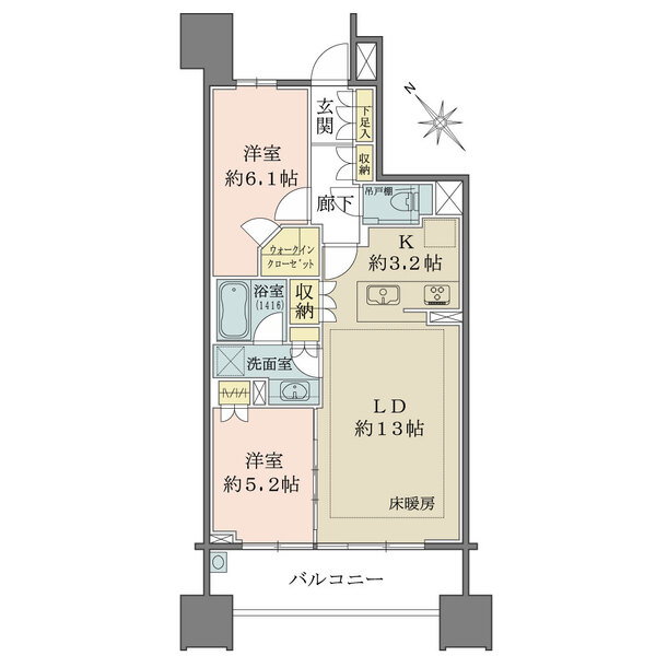 ザ・パークハウス名古屋の間取図