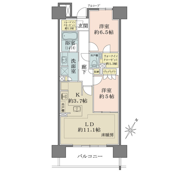 ザ・パークハウス大曽根レジデンスの間取図