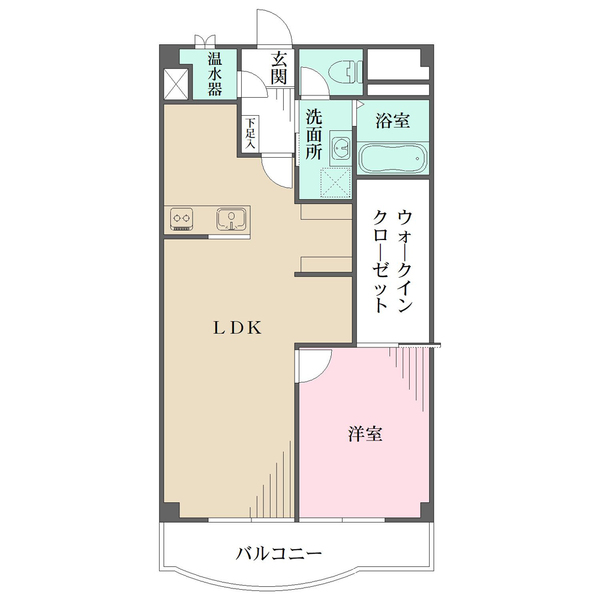チサンマンション徳川町の間取図