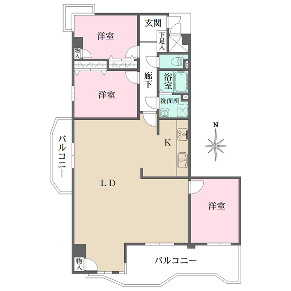シティコーポ尾頭橋5号館の間取図