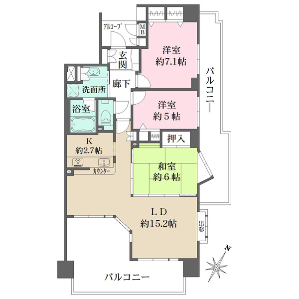 ユーフォリア紅葉園の間取図