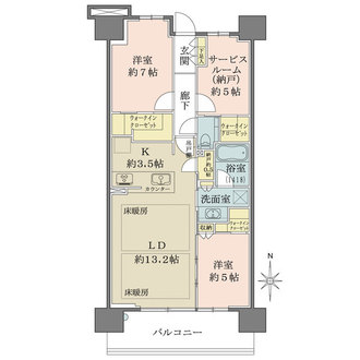 シティタワー葵の間取図