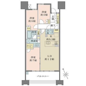 ザ・パークハウス名古屋の間取図