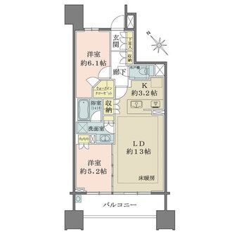 ザ・パークハウス名古屋の間取図