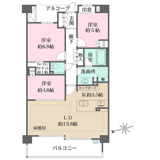ザ・パークハウス池下の間取図