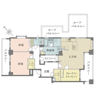 フォレスト東山パークハウスの間取図