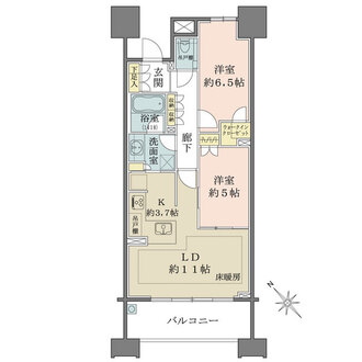 ザ・パークハウス名古屋の間取図