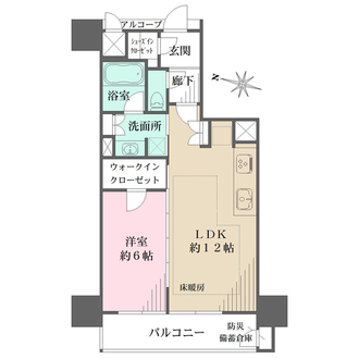 レ・ジェイド金山の間取図
