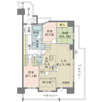 BELISTA元八事の間取図