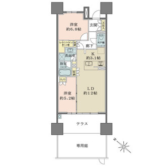 ザ・パークハウス名古屋の間取図