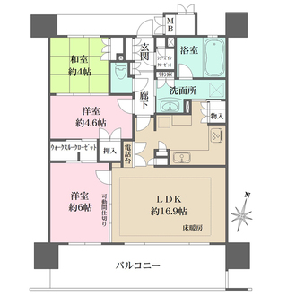 BELISTA赤池の間取図