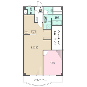 チサンマンション徳川町の間取図