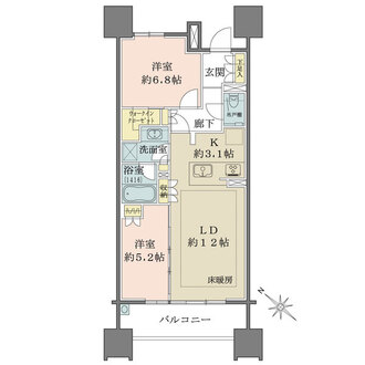 ザ・パークハウス名古屋の間取図