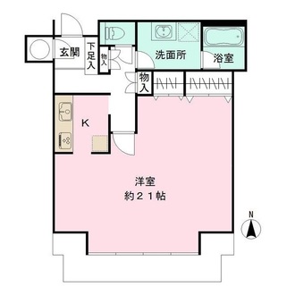 錦パークビルの間取図