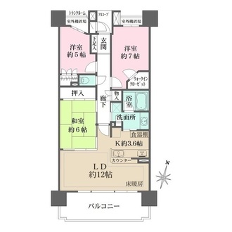 藤和シティホームズ本郷公園南の間取図
