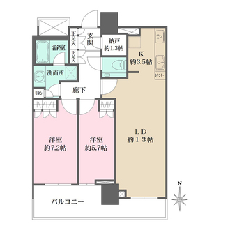 ブリリアタワー名古屋グランスイートの間取図
