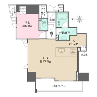 ローレルアイ大須の間取図