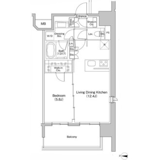 ザ・パークハビオ新栄の間取図