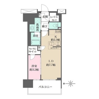 リニアゲートタワー名古屋の間取図