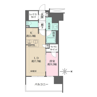 リニアゲートタワー名古屋の間取図