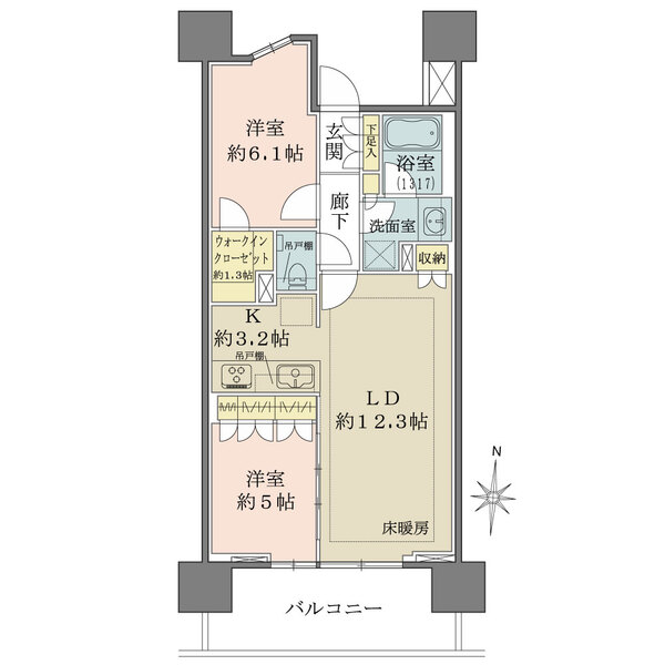 ザ・パークハウス川口本町の間取図