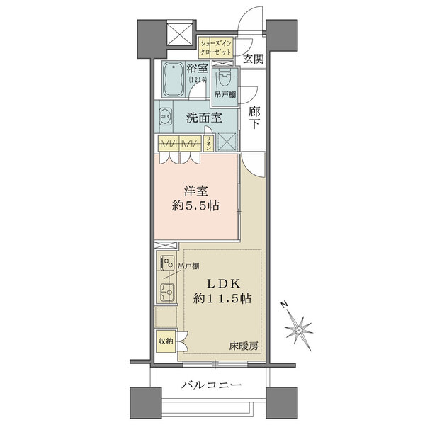 BELISTA常盤台の間取図