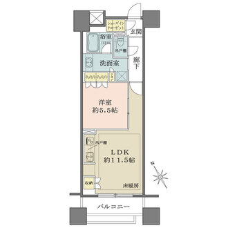 BELISTA常盤台の間取図