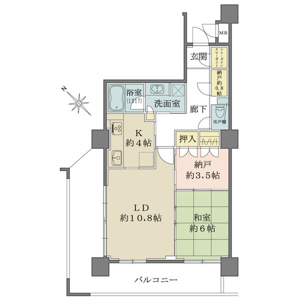 ルネライラタワー船橋の間取図