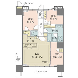津田沼ザ・タワーの間取図