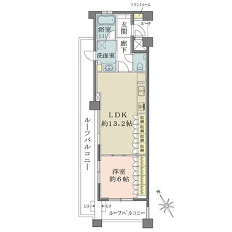 D’クラディア津田沼の間取図