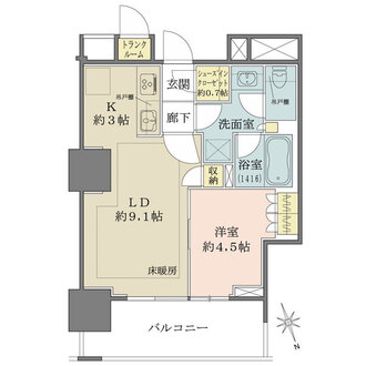 津田沼ザ・タワーの間取図