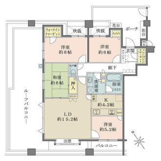 グランシャトレ蘇我の間取図
