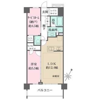 エクセレントシティ津田沼奏の杜IIの間取図