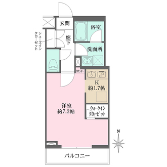 AXAS目黒祐天寺の間取図