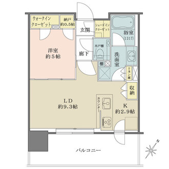 シティタワーズ東京ベイの間取図