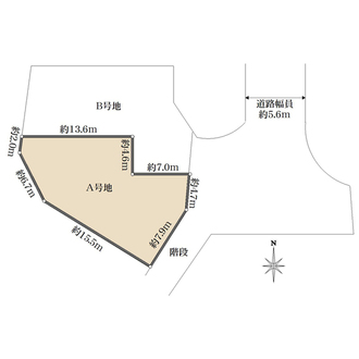 A号地の間取図